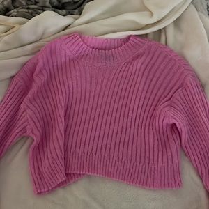 Pink Cotton Candy LA Sweater